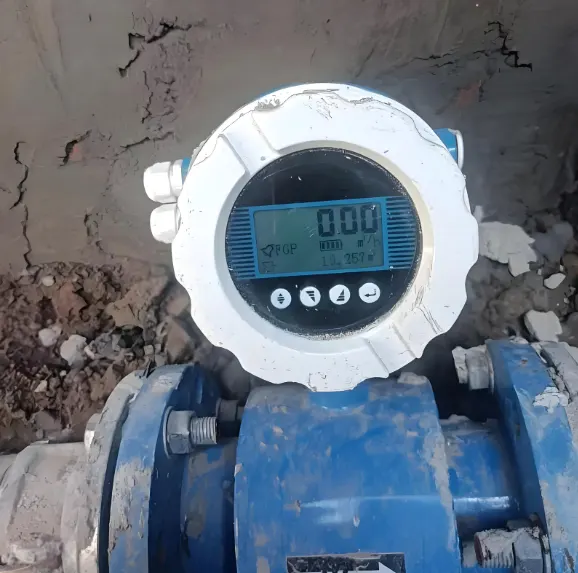 kadar aliran air laut mengikut meter magnet seawater flow rate by magnetic meter