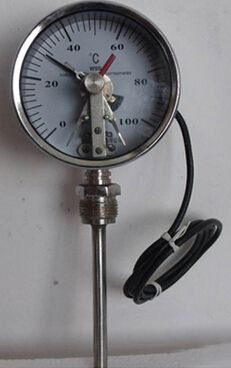 Bimetal Thermometer with electric contact