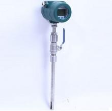 Sensor aliran jisim terma jenis sisipan
