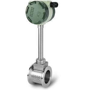 Sensor aliran pusaran dengan output nadi