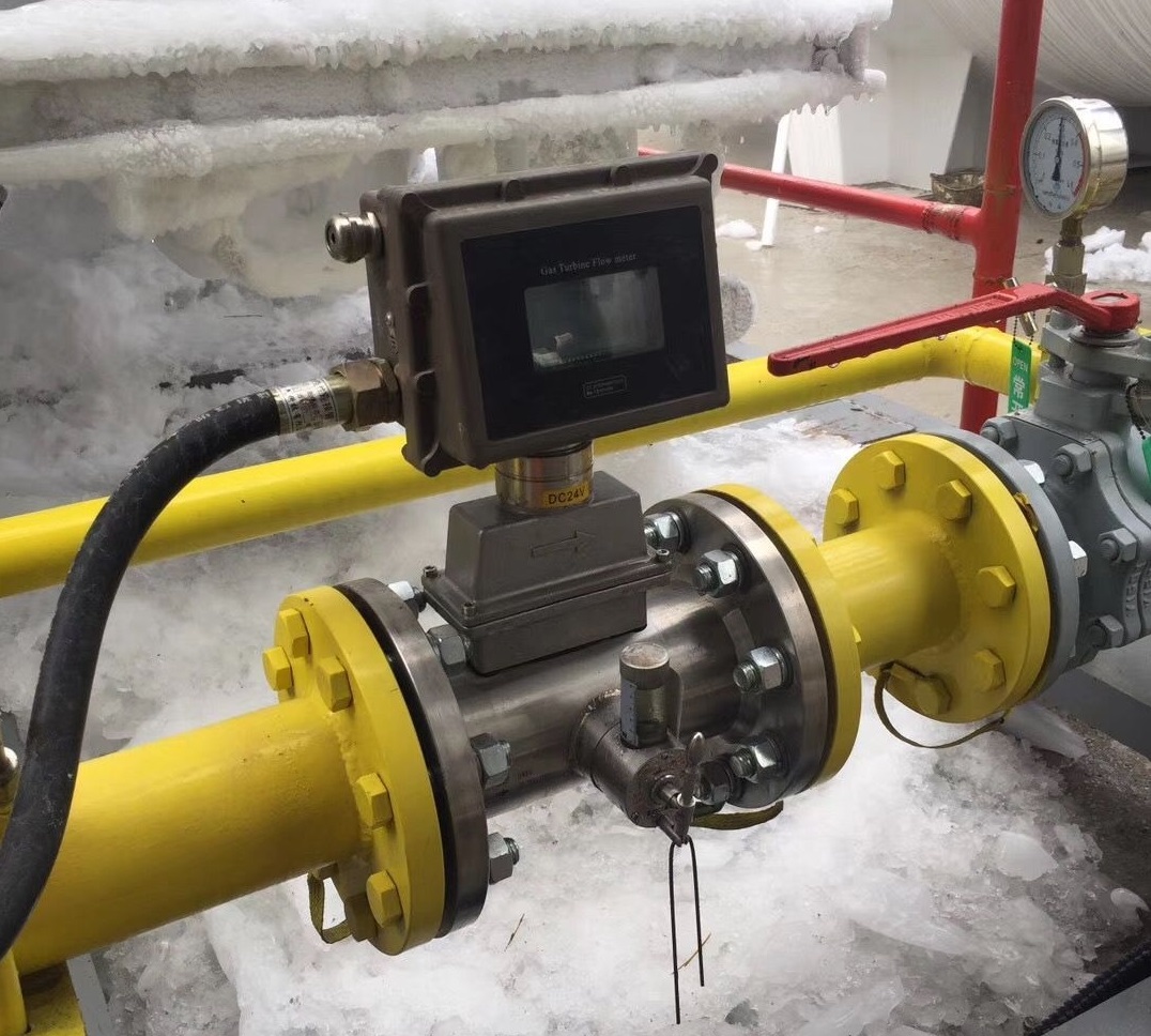 Meter Aliran Gas Asli