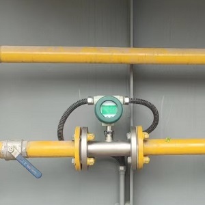 Meter aliran gas asli