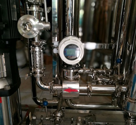 Meter Aliran Elektromagnet Kebersihan untuk Penapaian