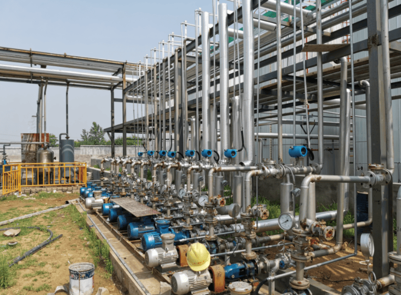 Meter aliran jisim Coriolis untuk industri petrokimia Coriolis mass flow meter for petrochemical industry
