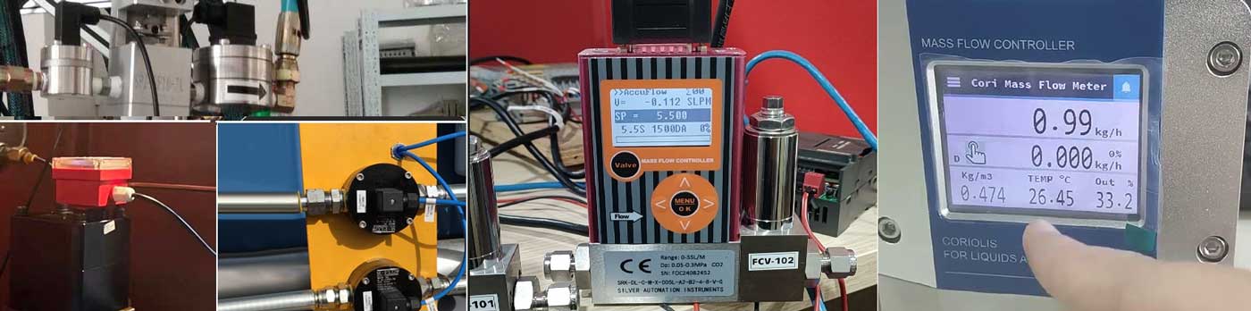 Meter aliran kecil Instrumen Perak Silver Instruments Small flow meters