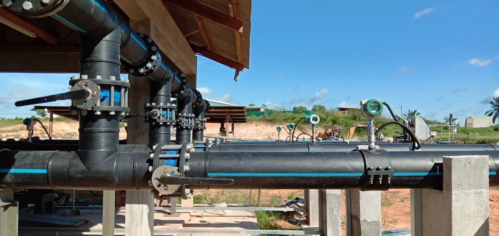 Wide applications of 8” compressed air flow meter