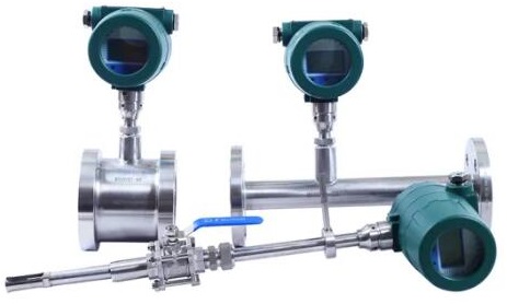 Meter aliran jisim terma untuk udara termampat Thermal masss flow meter for compressed air
