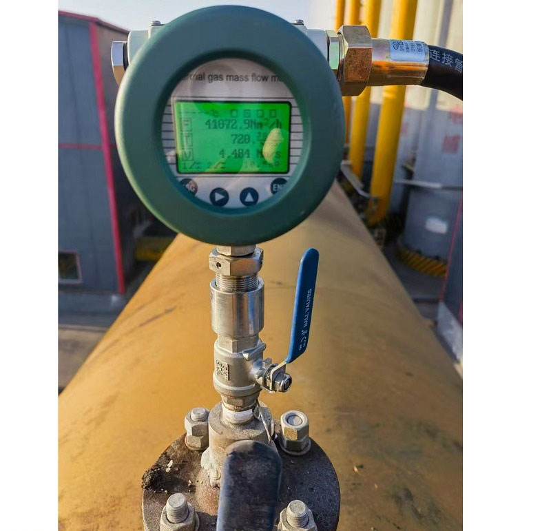 meter aliran biogas